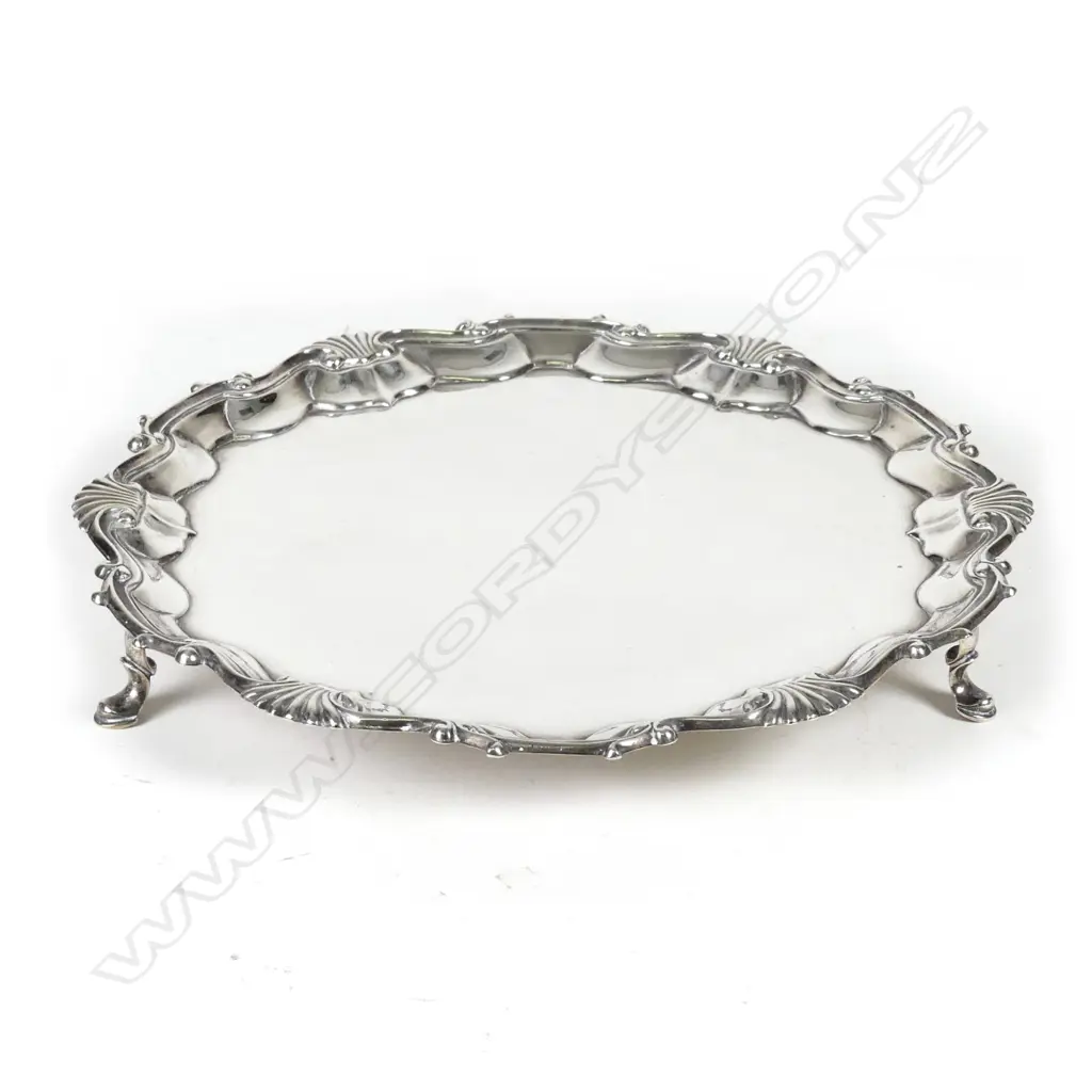 A George II silver salver Image 1++