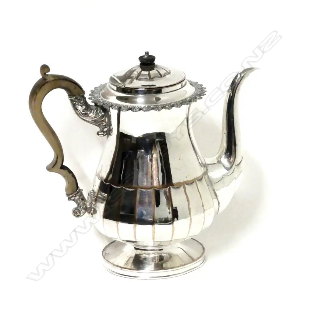 An Old Sheffield Plate coffee pot Image 1++