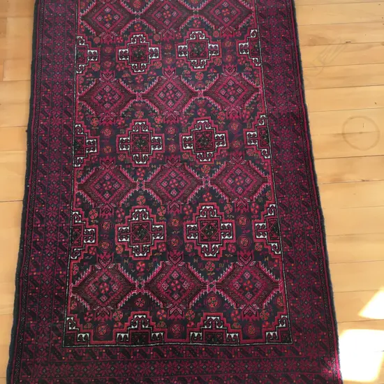 An Afghan Baluchi rug