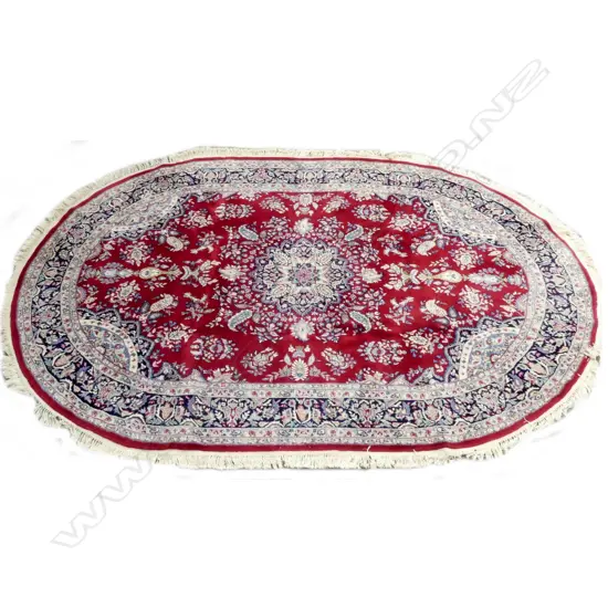 A Persian hand knotted carpet