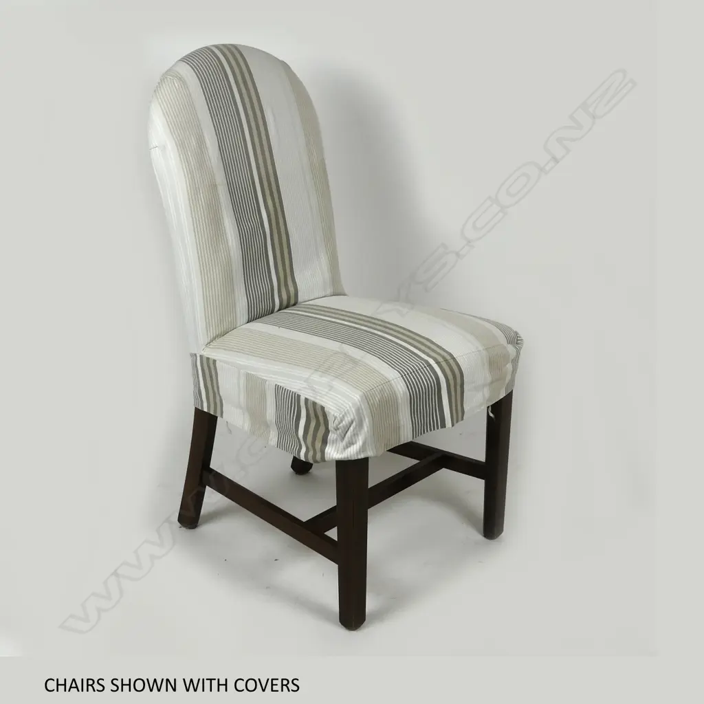 Ten high back dining chairs Image 1++