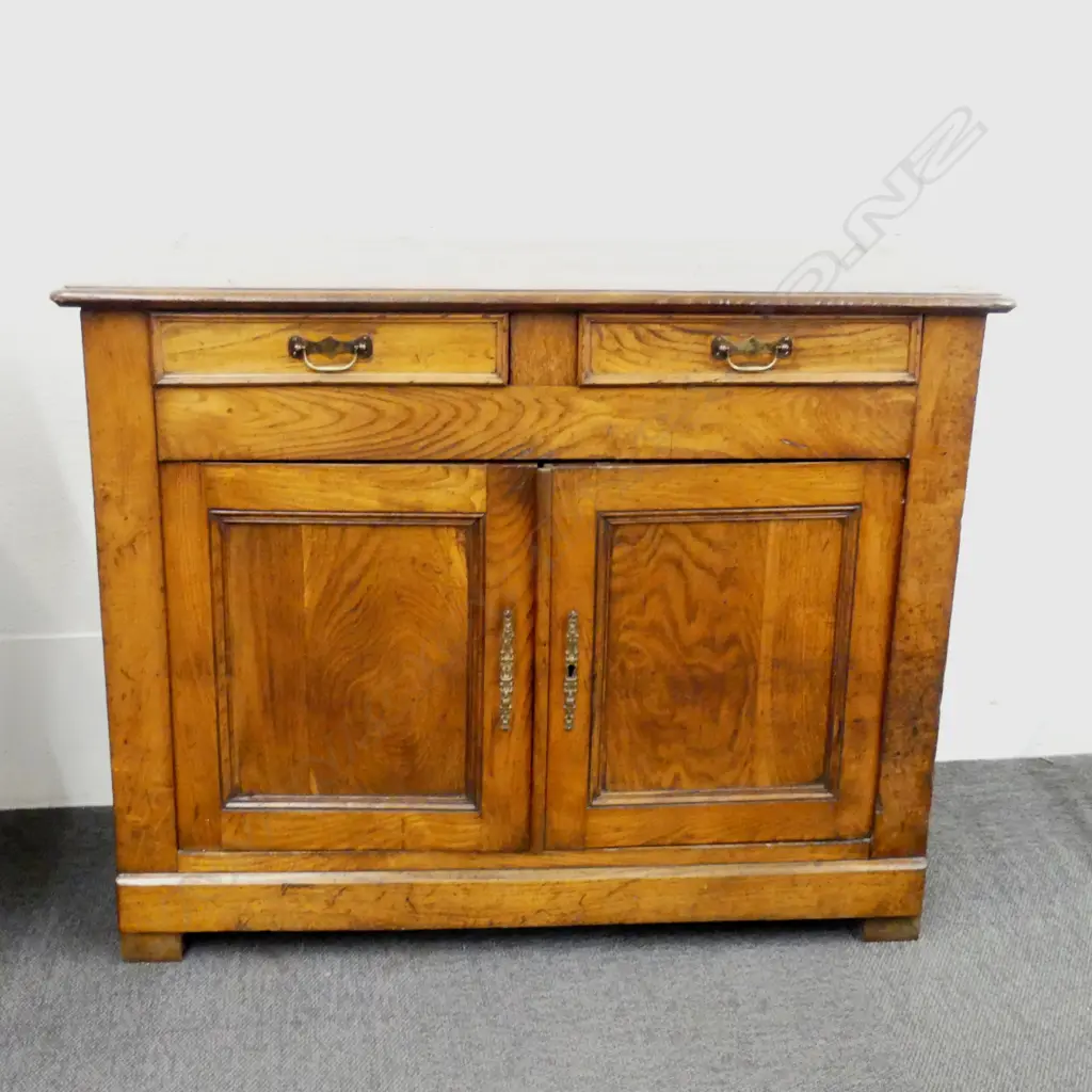 A 19thC Continental oak dresser base Image 1++