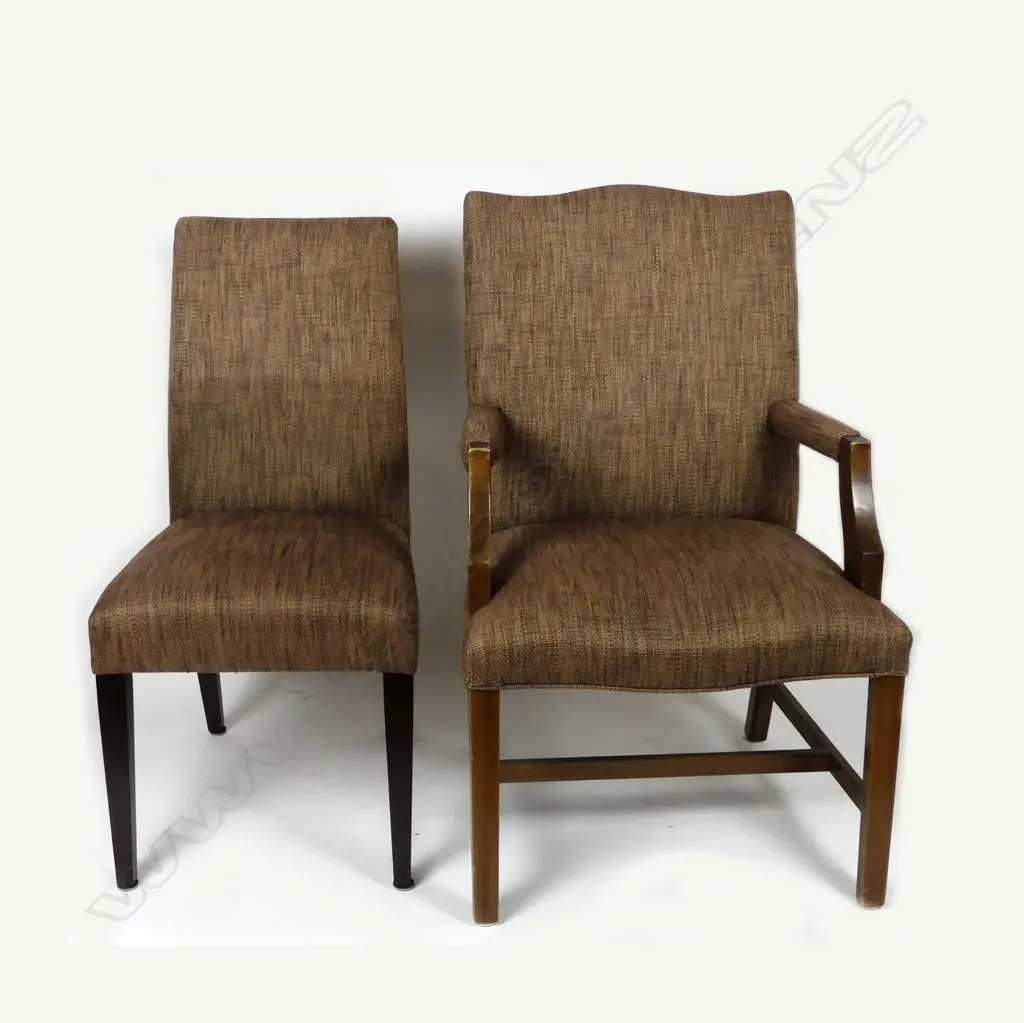 A set of 10 modern high back dining chairs Image 1++