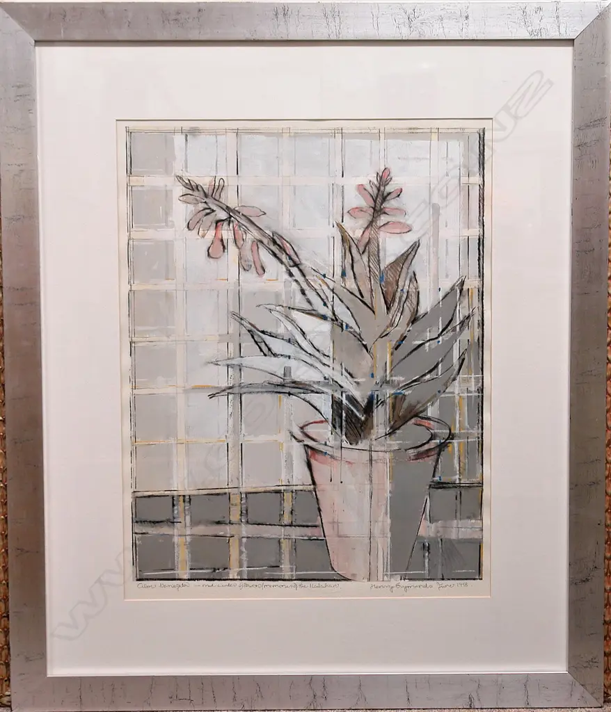 HENRY SYMONDS PAINTING - MID-WINTER FLOWERS Image 1++