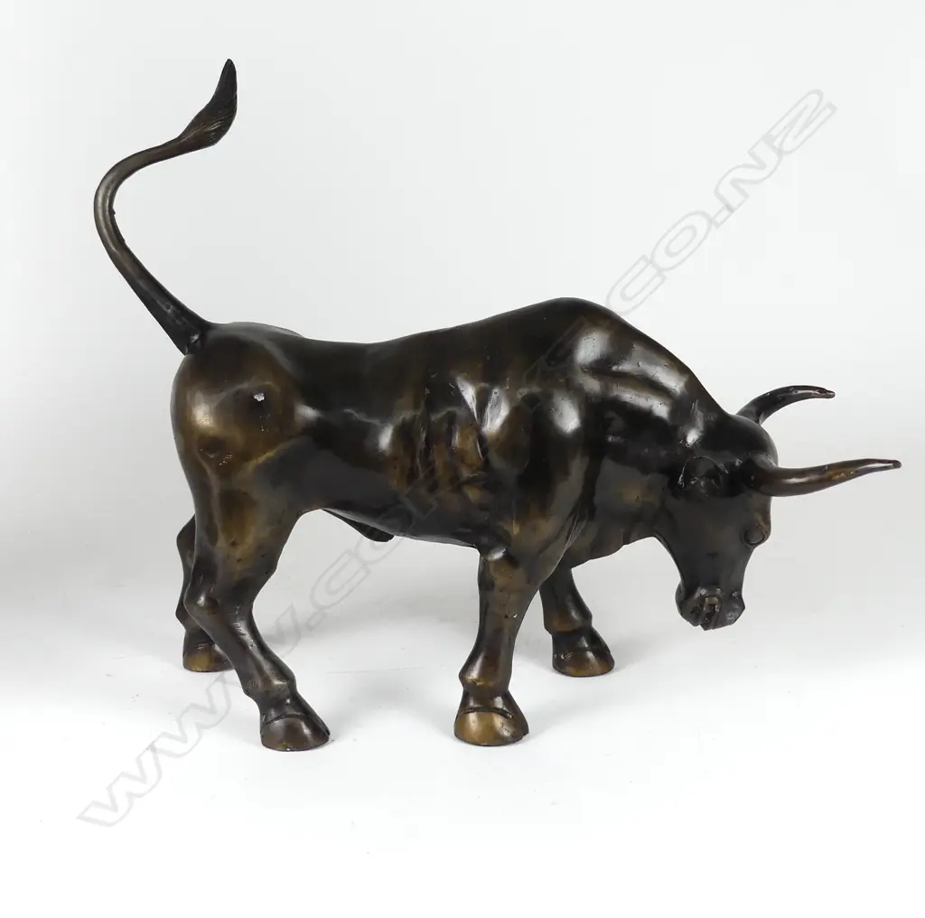 A modern classical figure of a standing bull Image 1++