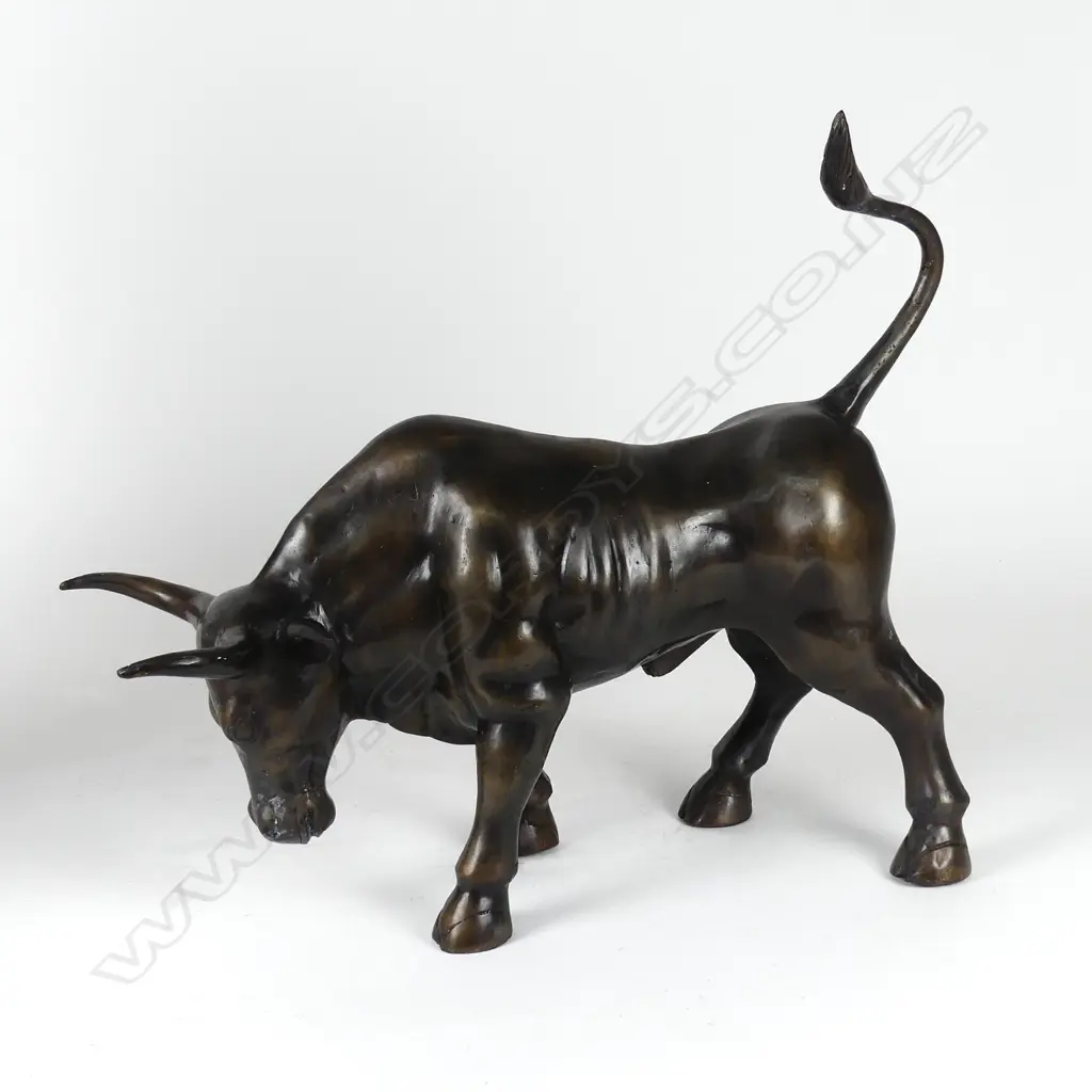 A modern classical figure of a standing bull Image 1++
