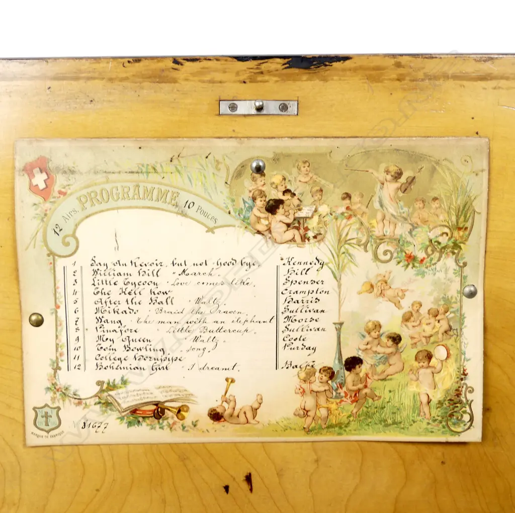 A Swiss Mermod Frerès music box Image 1++