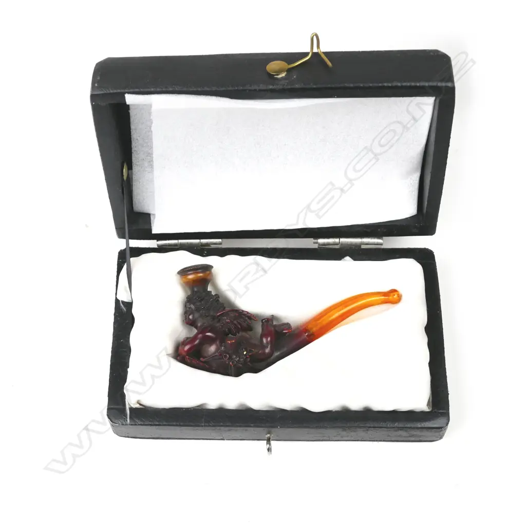 An old Meerschaum and amber pipe Image 1++
