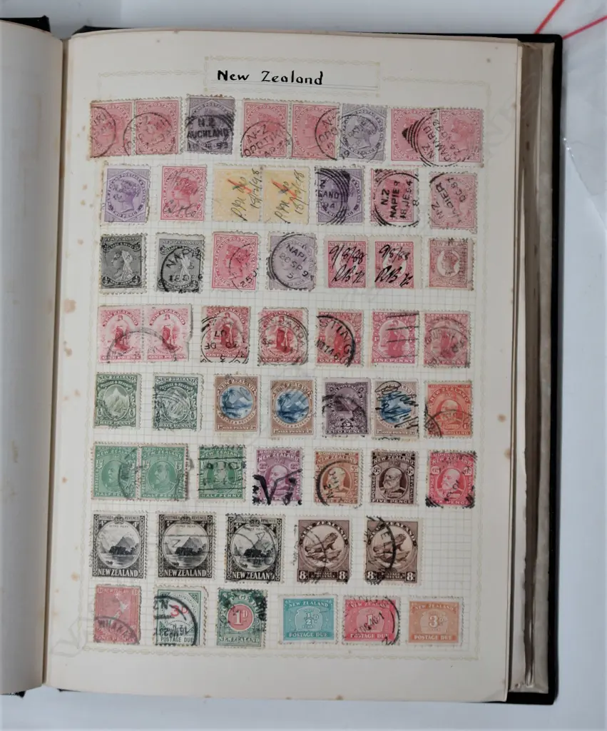 An older 'Australasia' stamp collection in album Image 1++
