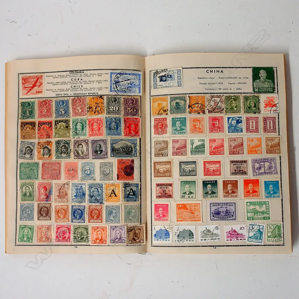An old world stamp collection Image 1++