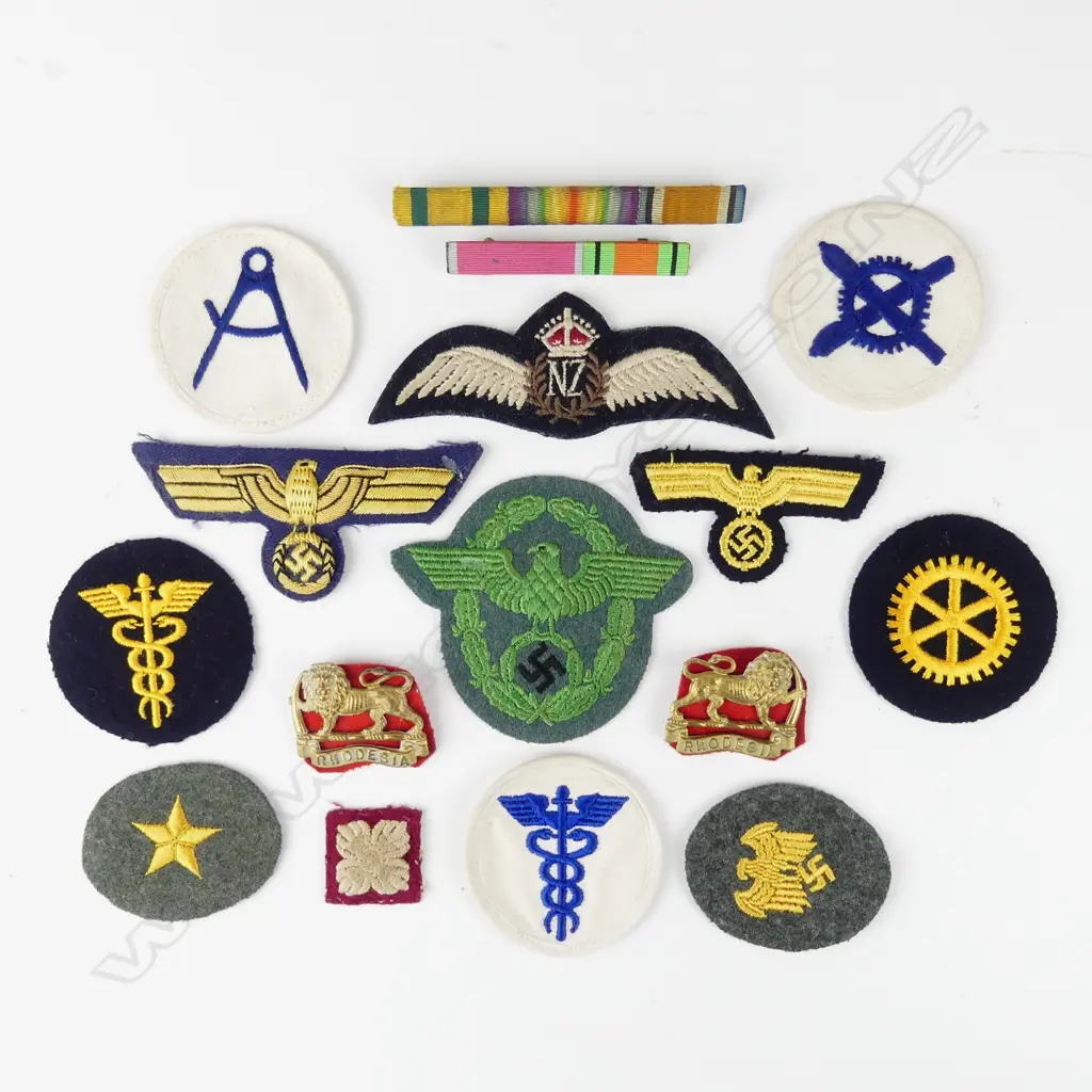 Nazi Ordnungspolezei shoulder patch Image 1++