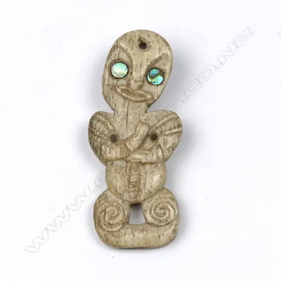A small whalebone tiki