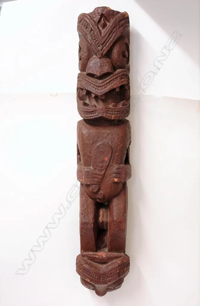 19thC Maori tekoteko figure Image 1++