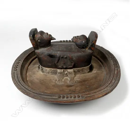 An African Ivory Coast presentation dish