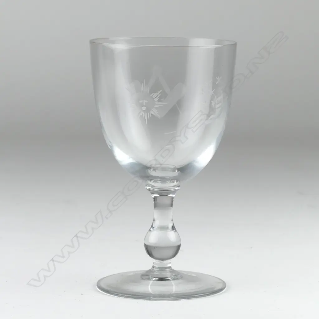 A Victorian wine glass Image 1++