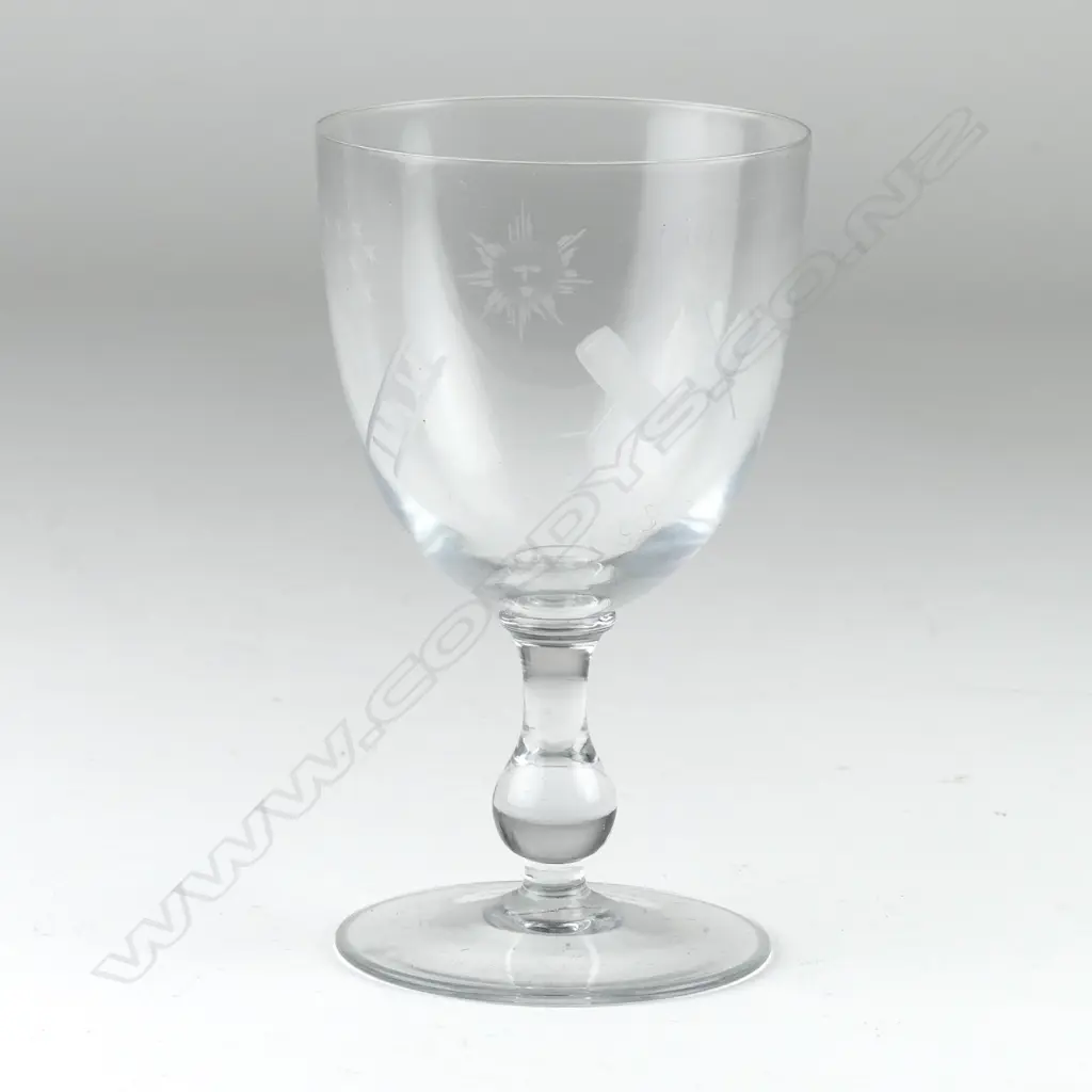 A Victorian wine glass Image 1++