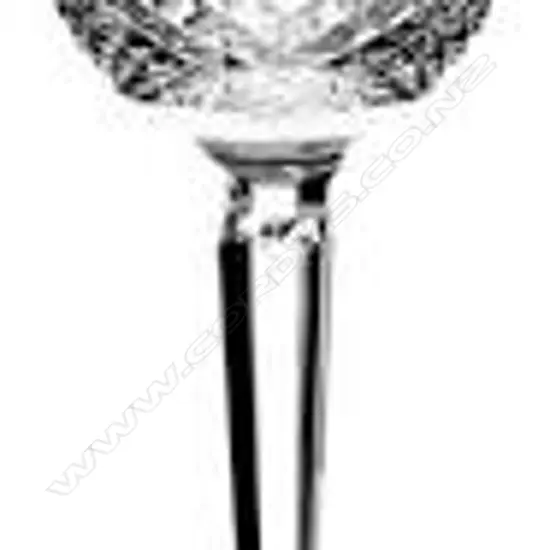 Ten Waterford 'Colleen' pattern white wine glasses