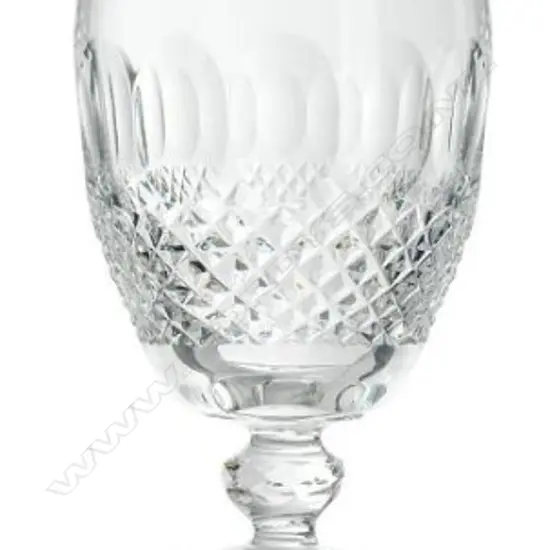 Eight Waterford 'Colleen' pattern red wine goblets