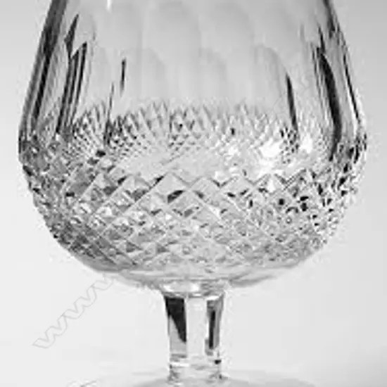 Four Waterford 'Colleen' pattern brandy balloons