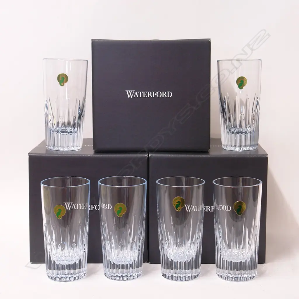 Twelve Waterford tall highball glasses Image 1++
