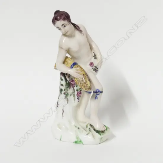 A mid-18thC Chelsea porcelain figurine