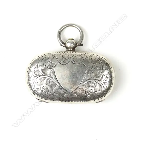 An Edwardian silver double sovereign case