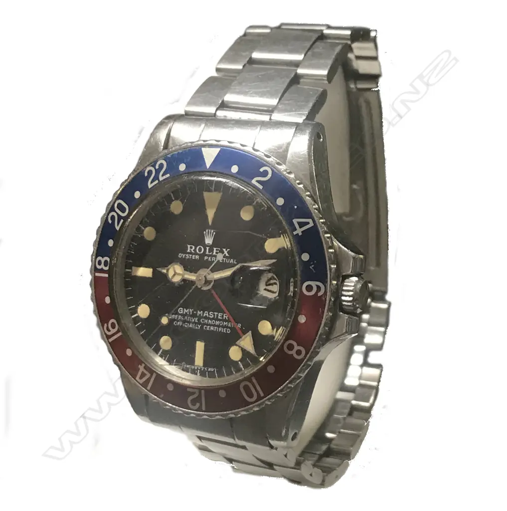 A Rolex Oyster Perpetual GMT-Master 'Pepsi' bezel 'Superlative Chronometer' wristwatch Image 1++