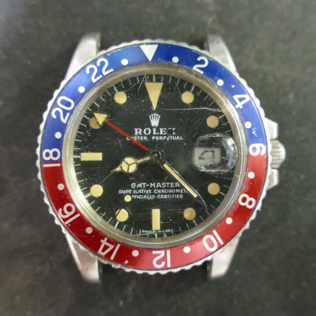 A Rolex Oyster Perpetual GMT-Master 'Pepsi' bezel 'Superlative Chronometer' wristwatch Image 1++