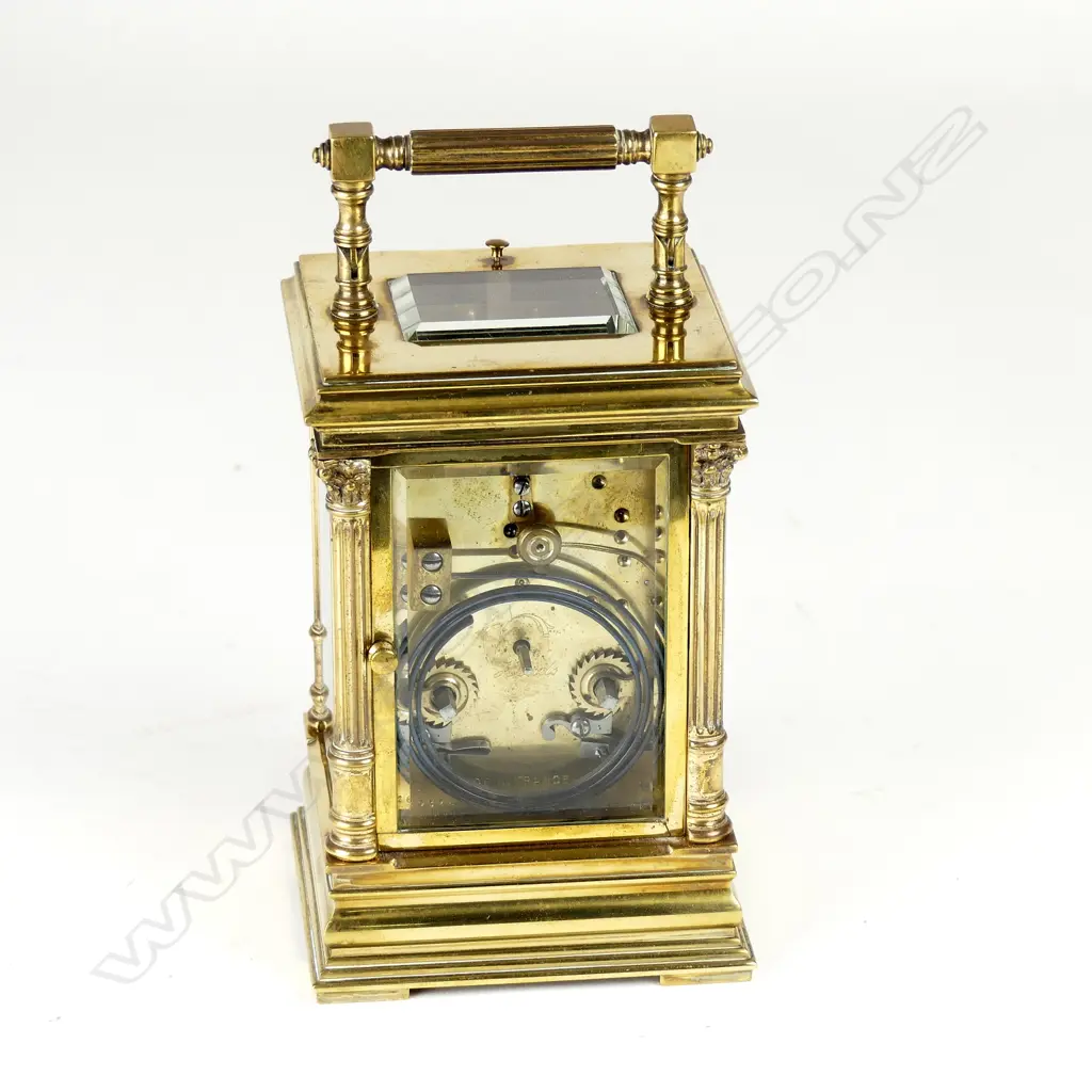 A 19thC quality French repeater carriage clock Image 1++