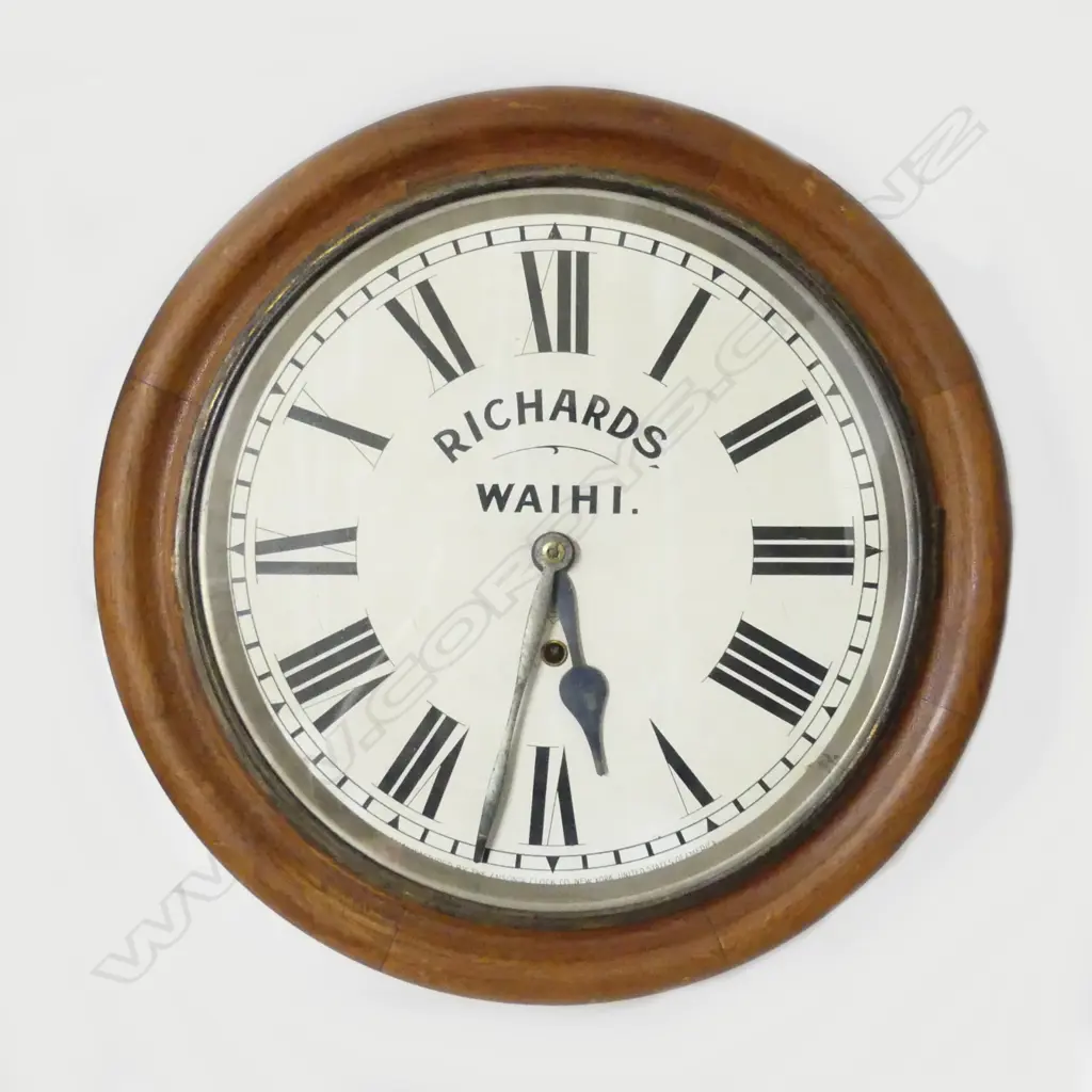 An early 20thC Ansonia 'station' clock Image 1++