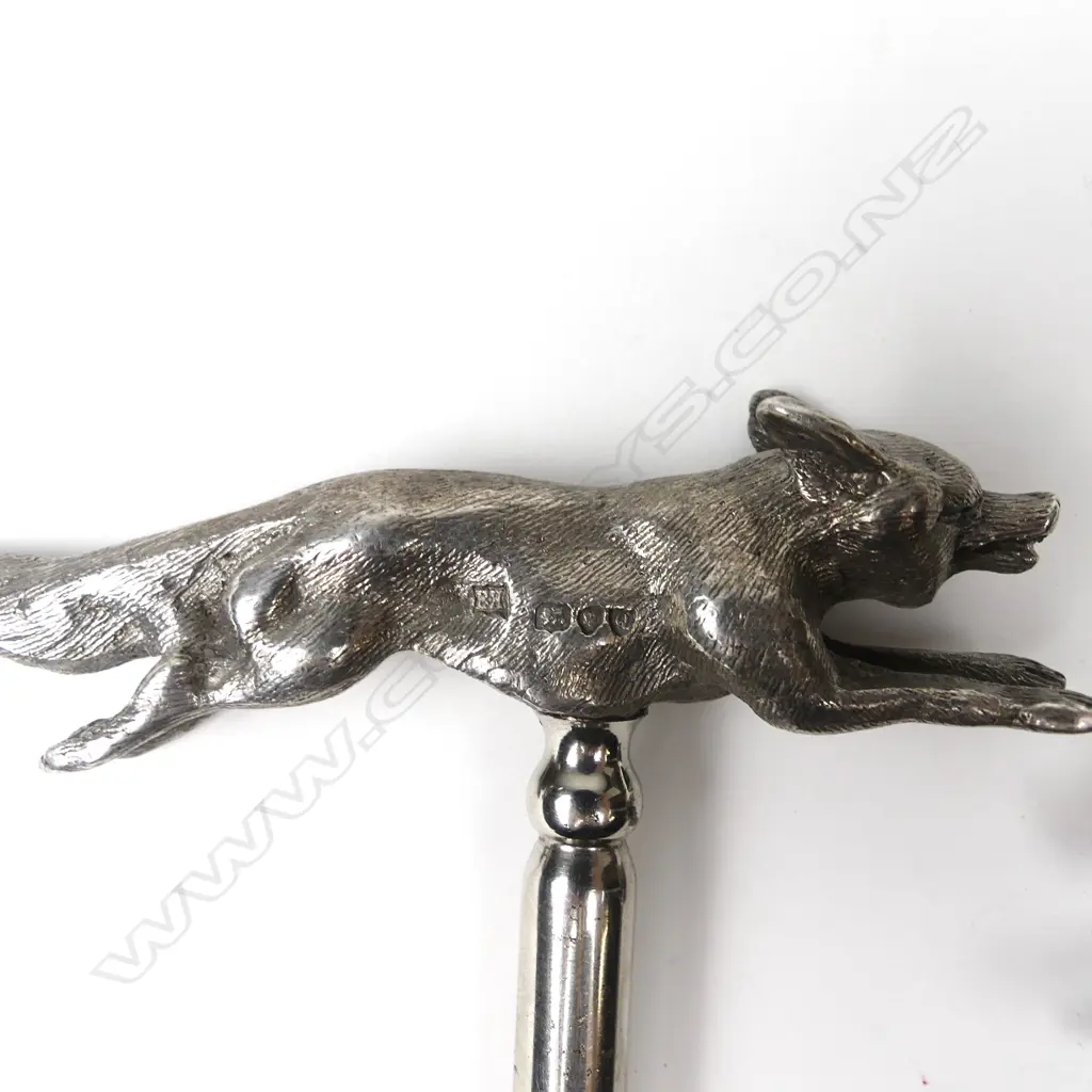 A pair of unusual Victorian silver boot pulls Image 1++