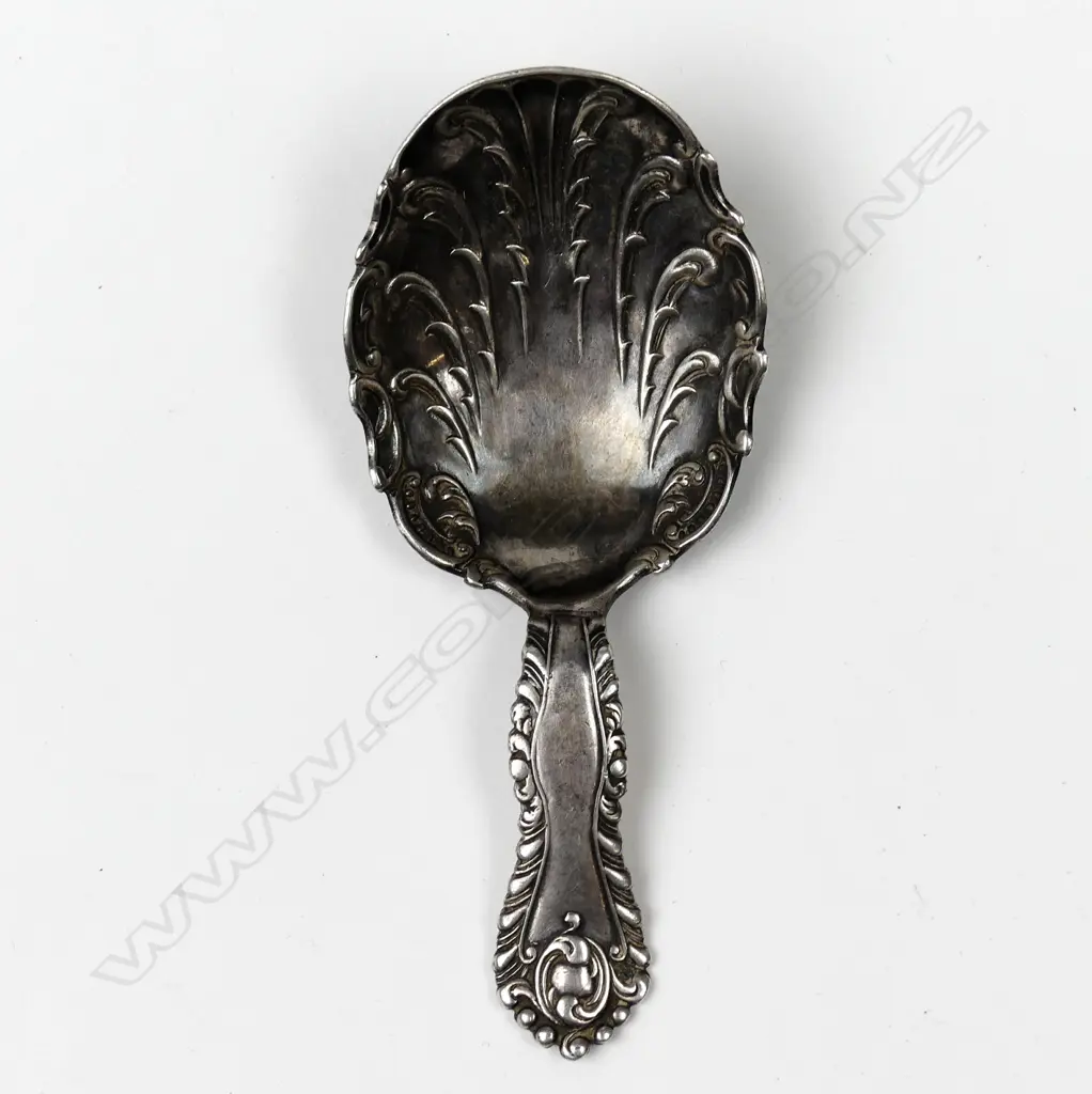 A late Victorian silver tea caddy spoon Image 1++