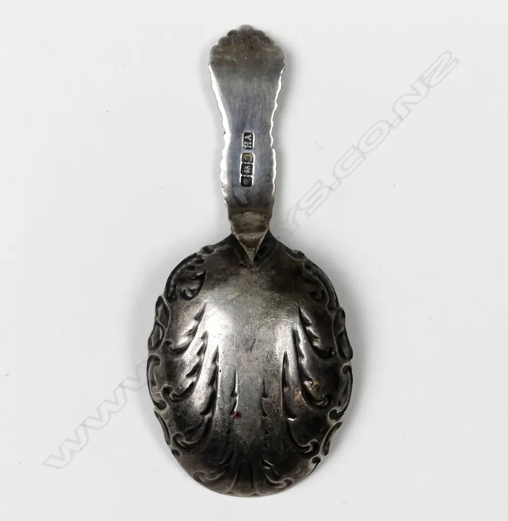 A late Victorian silver tea caddy spoon Image 1++