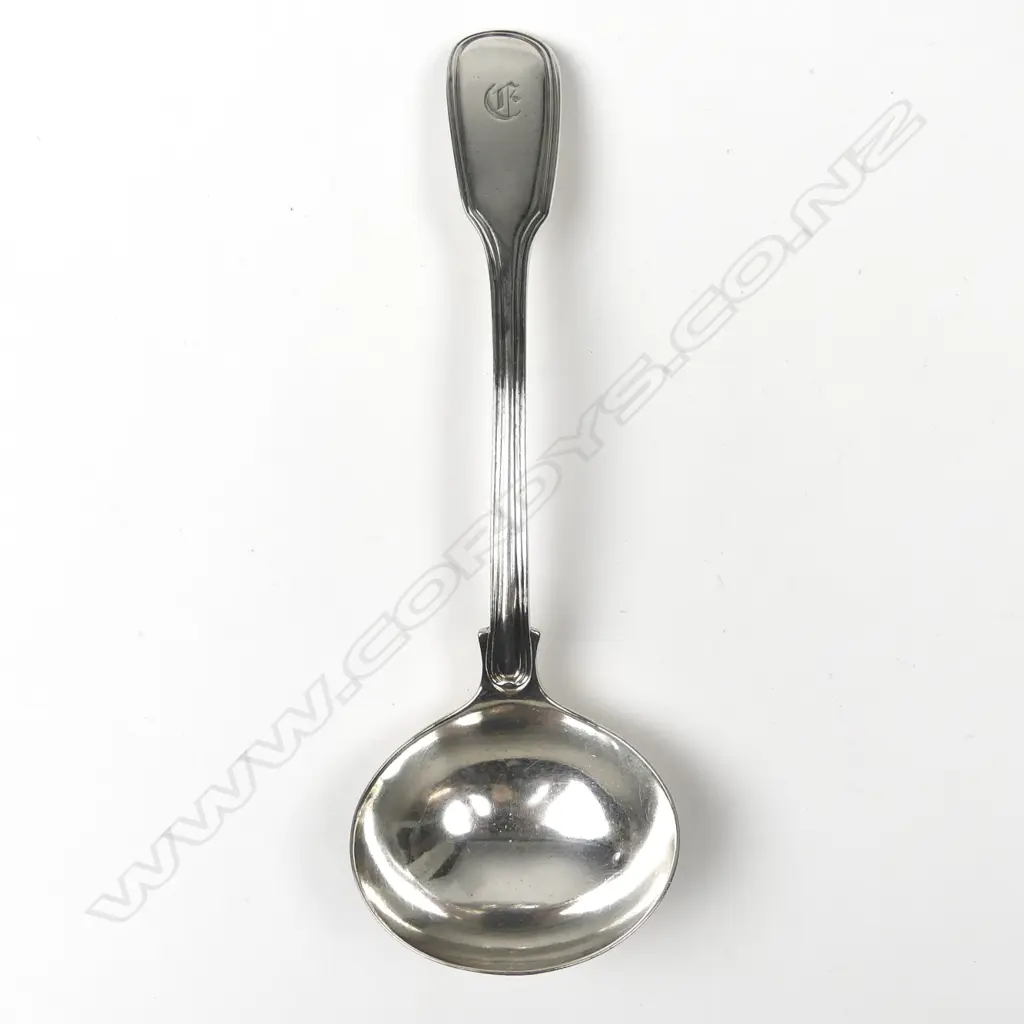 A William IV silver sauce ladle Image 1++