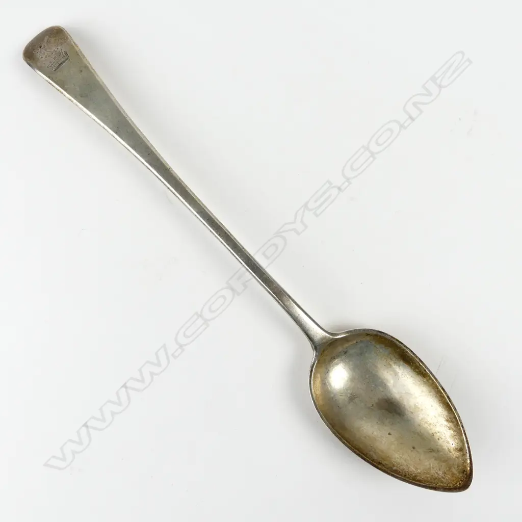 A European silver serving spoon Image 1++