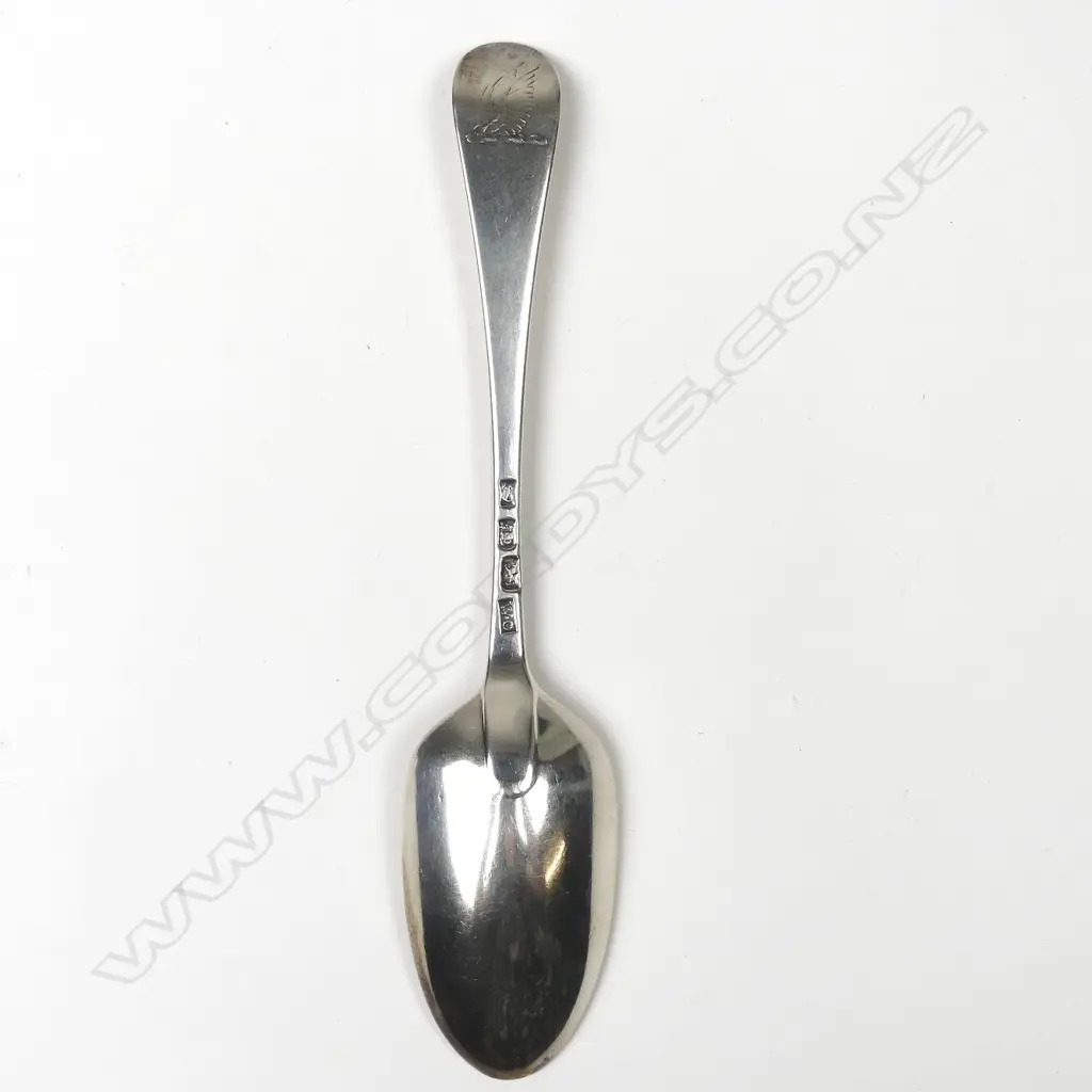An early George III silver tablespoon Image 1++