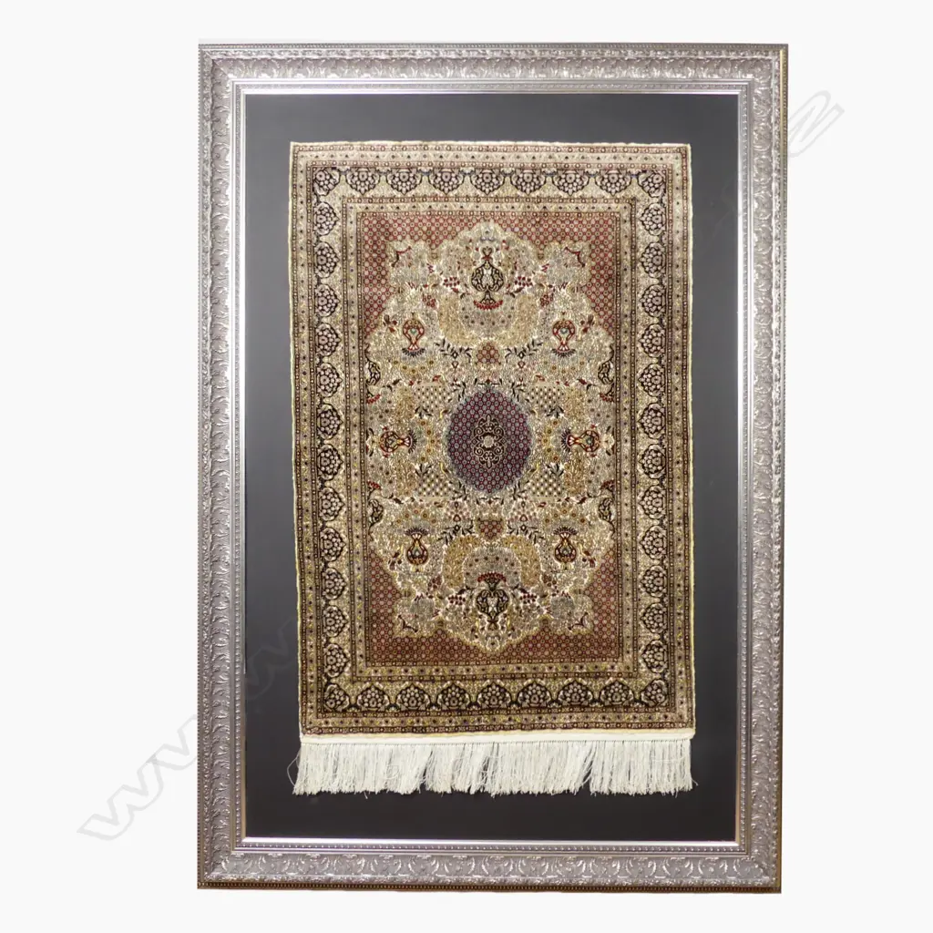 A superfine Turkish Hereke 100% silk rug Image 1++