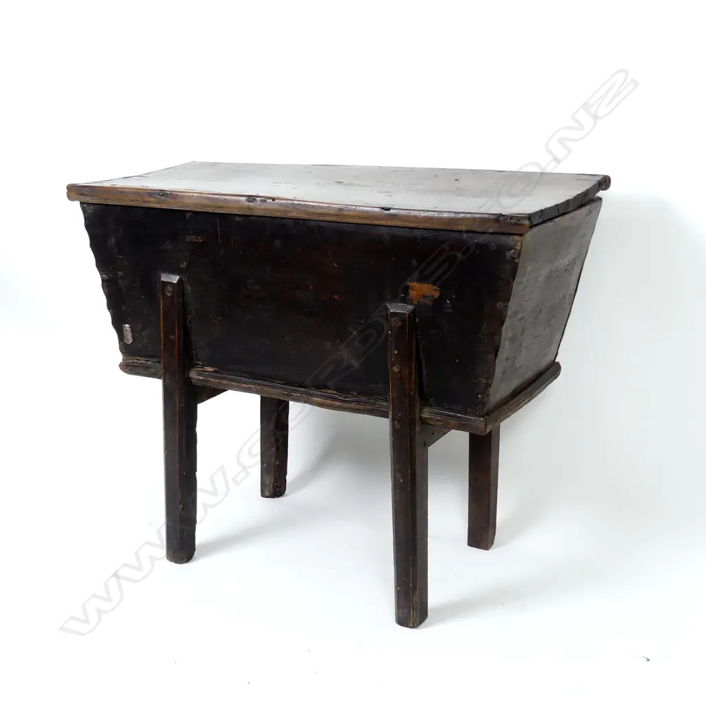 An old fruitwood dough bin Image 1++