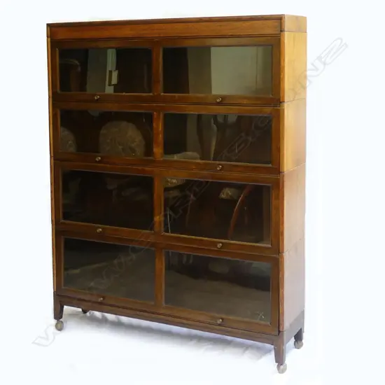 An American oak bookcase