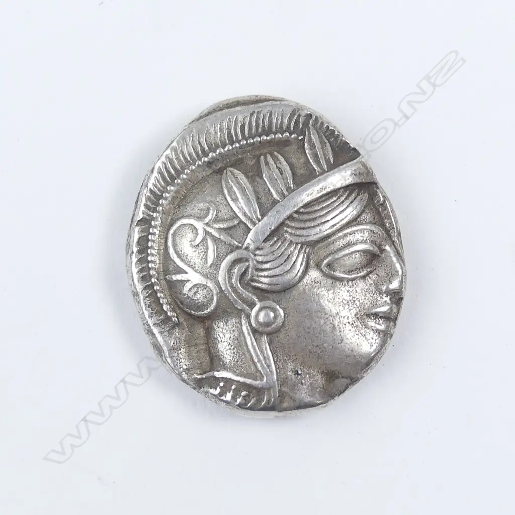 An ancient Greece Athens 'Tetradrachm' silver coin Image 1++