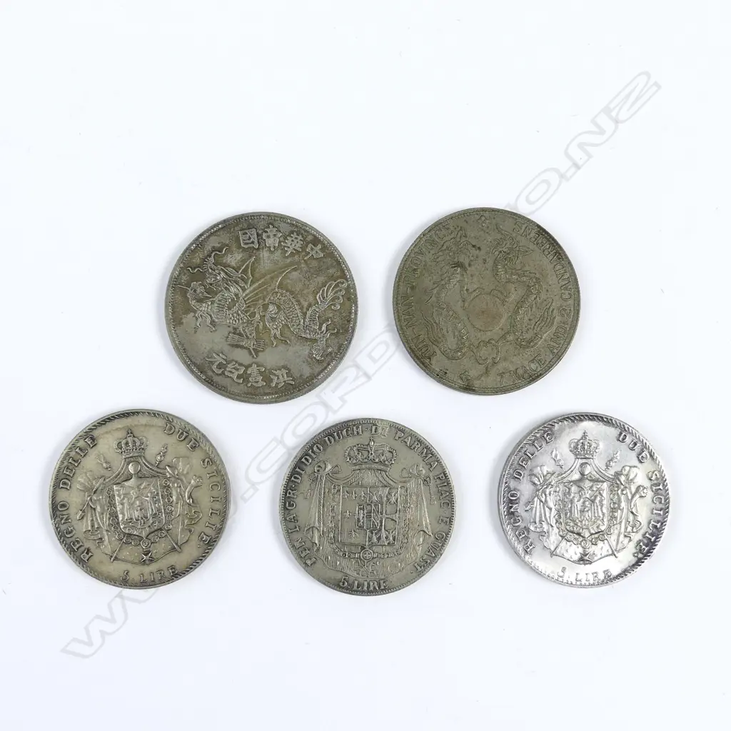 Five vintage silver coins (some maybe copies) Image 1++