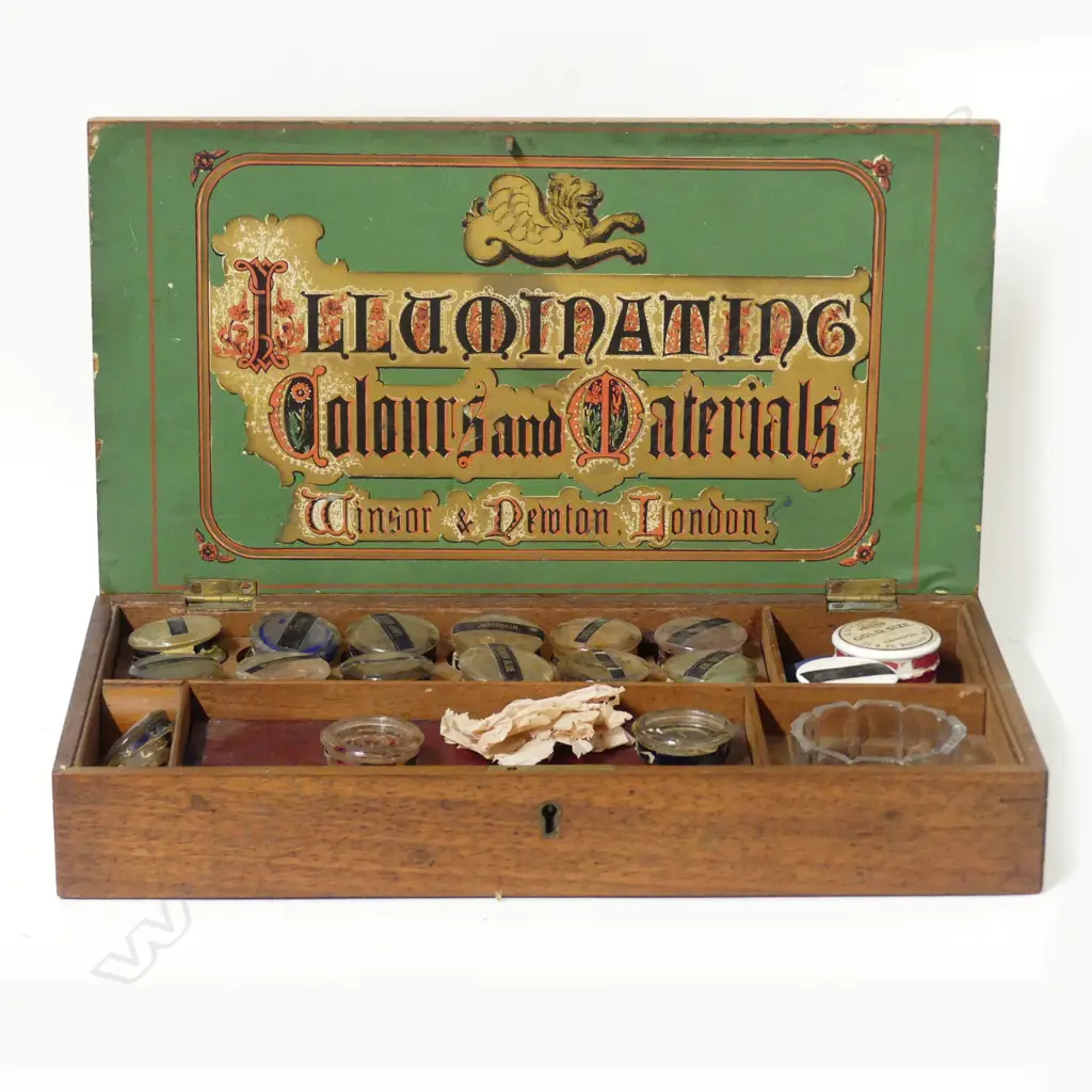 Two 19thC artist's paint boxes Image 1++