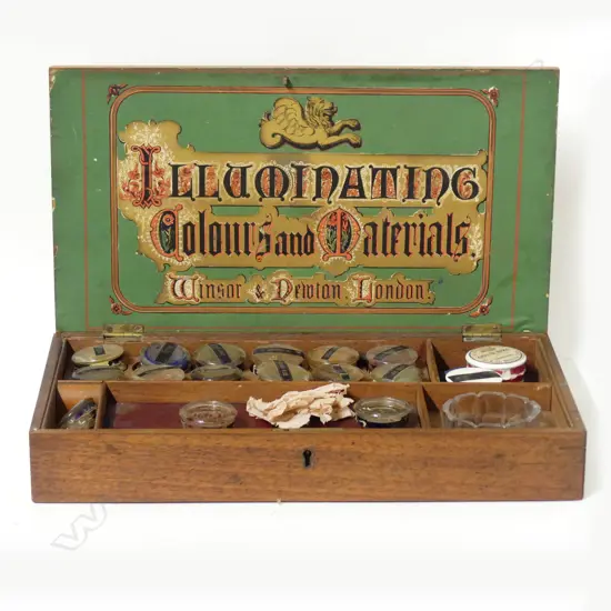 Two 19thC artist's paint boxes