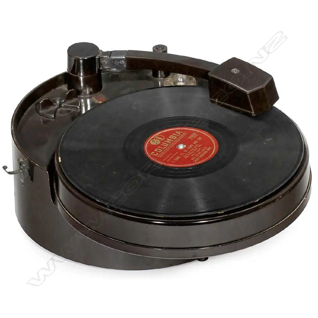 A Philips 'Porteldisc' record player Image 1++