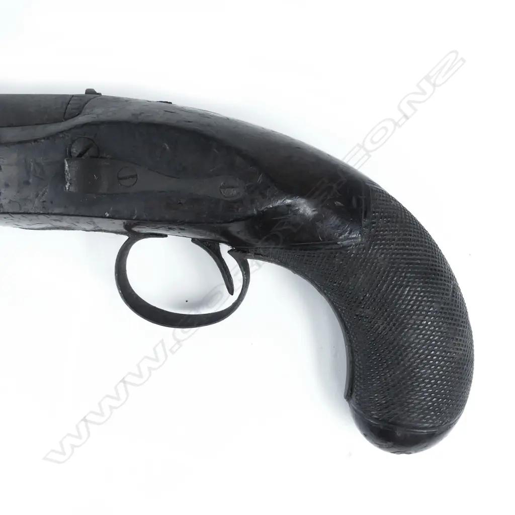 An c.1820 English percussion ‘manstopper’ military or coaching pistol Image 1++