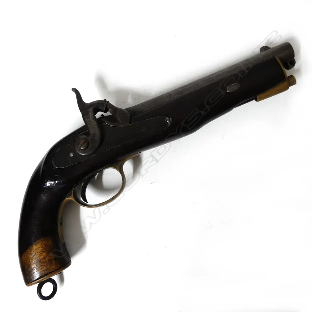 A British / French cavalry officer's percussion pistol Image 1++