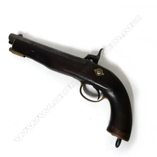 A British / French cavalry officer's percussion pistol