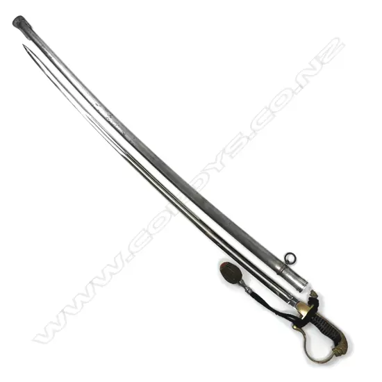 A Dutch naval officer's dress sword