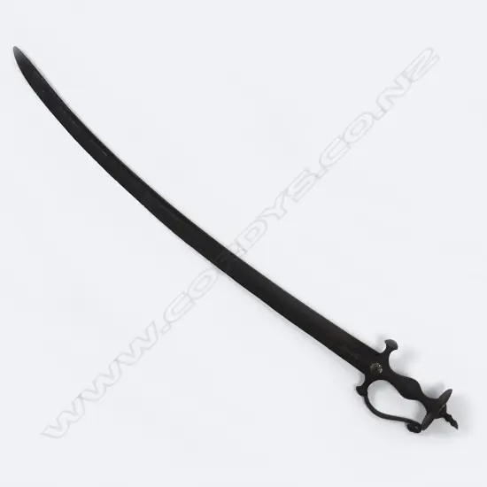 An Indian tulwar sword