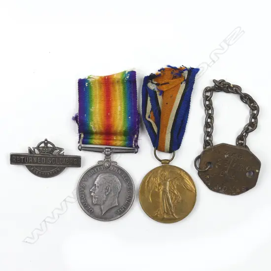 A WWI medal pair